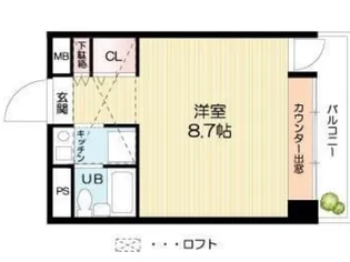 宝殿駅前ヤングパレス【304号室】の間取り