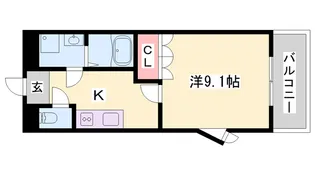 フォレストハウス【102号室】の間取り