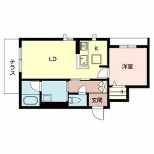 シャーメゾンファーイースト英賀保【301号室】の間取り