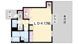 ロイヤルメゾンマエダ【1階】の間取り