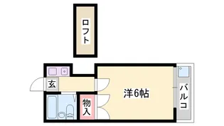 ヴァンヴェール宮西【204号室】の間取り