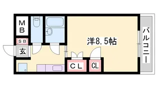 オーキッドコート【310号室】の間取り