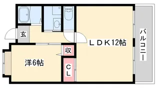 カインド小野【4階】の間取り
