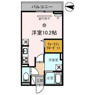 ドマーニ巽【2階】の間取り