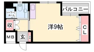 クオリティライフ壱番館【506号室】の間取り