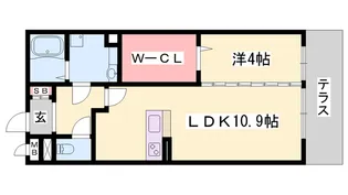 フェリーチェ【1階】の間取り