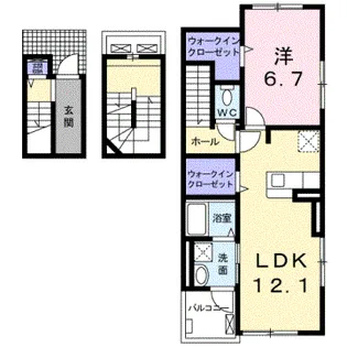 ベル・カノン【3階】の間取り