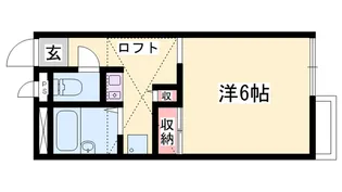 カーディフ【1階】の間取り