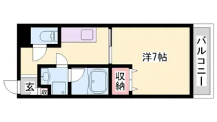 ベルドミール西二階町【1階】の間取り