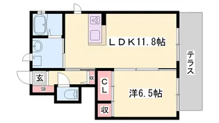 加東市下滝野(MASTCOURT下滝野B)【1階】の間取り