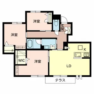 シャーメゾン稲美Ⅱ【1階】の間取り