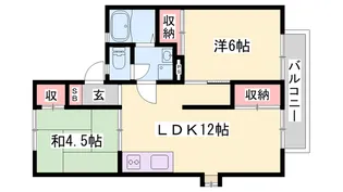 エルハイツイイダ【2階】の間取り