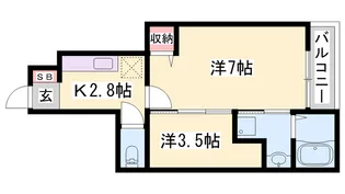 アマルフィ37【1階】の間取り