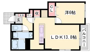 エクセレント アベニュー【102号室】の間取り