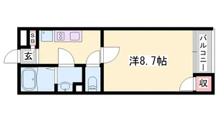 レオネクストヨセミテ【101号室】の間取り