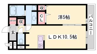 メゾン・ド・クルー 【3階】の間取り