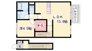 メゾン ド ハーモニー【2階】の間取り