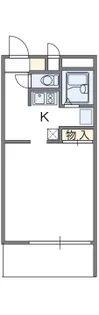レオパレスPesl Square【205号室】の間取り
