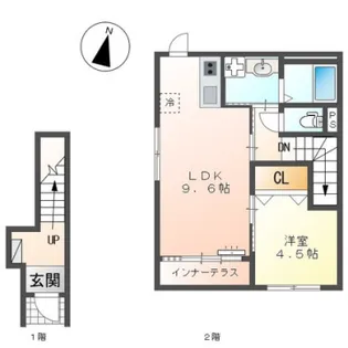 クレスト・若宮【2階】の間取り