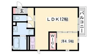 アムール【1階】の間取り