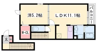 サンパレス安室【2階】の間取り