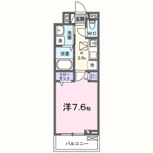 ヒカルサ加古川別府【3階】の間取り