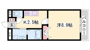 アーバンレジデンス東加古川【2階】の間取り