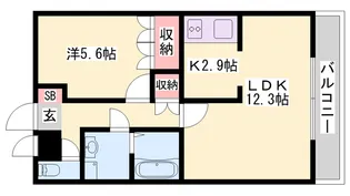 エルシオンⅠ【1階】の間取り