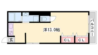 FELICE手柄【3階】の間取り