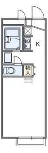 レオパレスグランシャリオ【203号室】の間取り