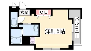 加古川尾上ヤングパレス【105号室】の間取り