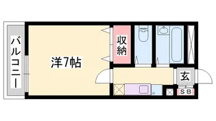 エコハイツ東加古川【1階】の間取り