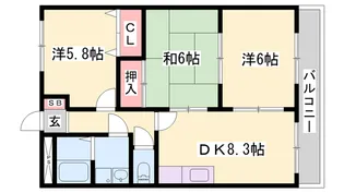リーフガーデン【201号室】の間取り