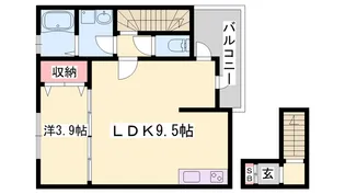 ラミューズハリマⅠ【302号室】の間取り