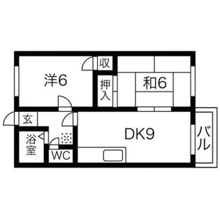 ハイツパークス【2階】の間取り