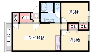 ファインステージ【2階】の間取り