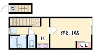 レオパレスドルフYAMATO【211号室】の間取り