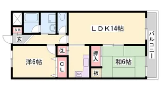 メゾン・ドゥ・M【3階】の間取り