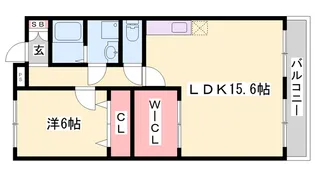シャトー三木【3階】の間取り
