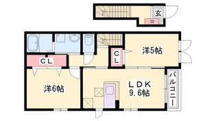 グランデール興浜I【2階】の間取り