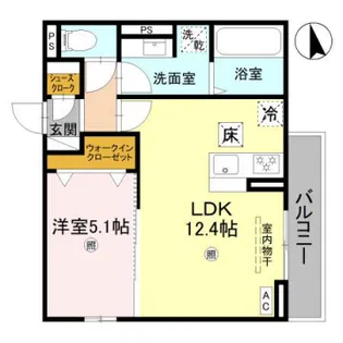 D’s北条口【3階】の間取り