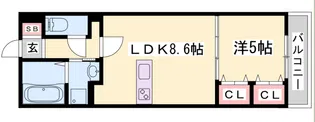MISTRAL龍野町【3階】の間取り