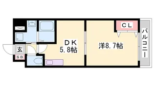 イースト・フィオーレ【1階】の間取り