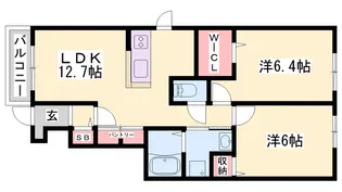 ベル・セーズⅡ【1階】の間取り
