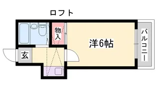 レオパレス加古川第7【105号室】の間取り