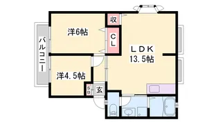 バンブーヒル【2階】の間取り