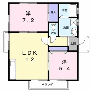 メゾンみやびD【101号室】の間取り