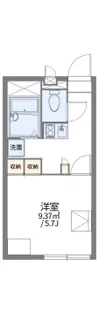 レオパレスPALCOURT劉備【101号室】の間取り