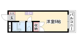 セレッソ壱番館【110号室】の間取り