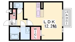 ベルクール大塚【1階】の間取り